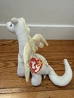 TY Beanie Baby MAGIC the White Dragon Vintage Ty Beanie Babies Plush Toy