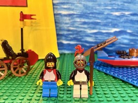LEGO Castle Black Knights 1547 1971 Battering Ram And Boat Incomplete