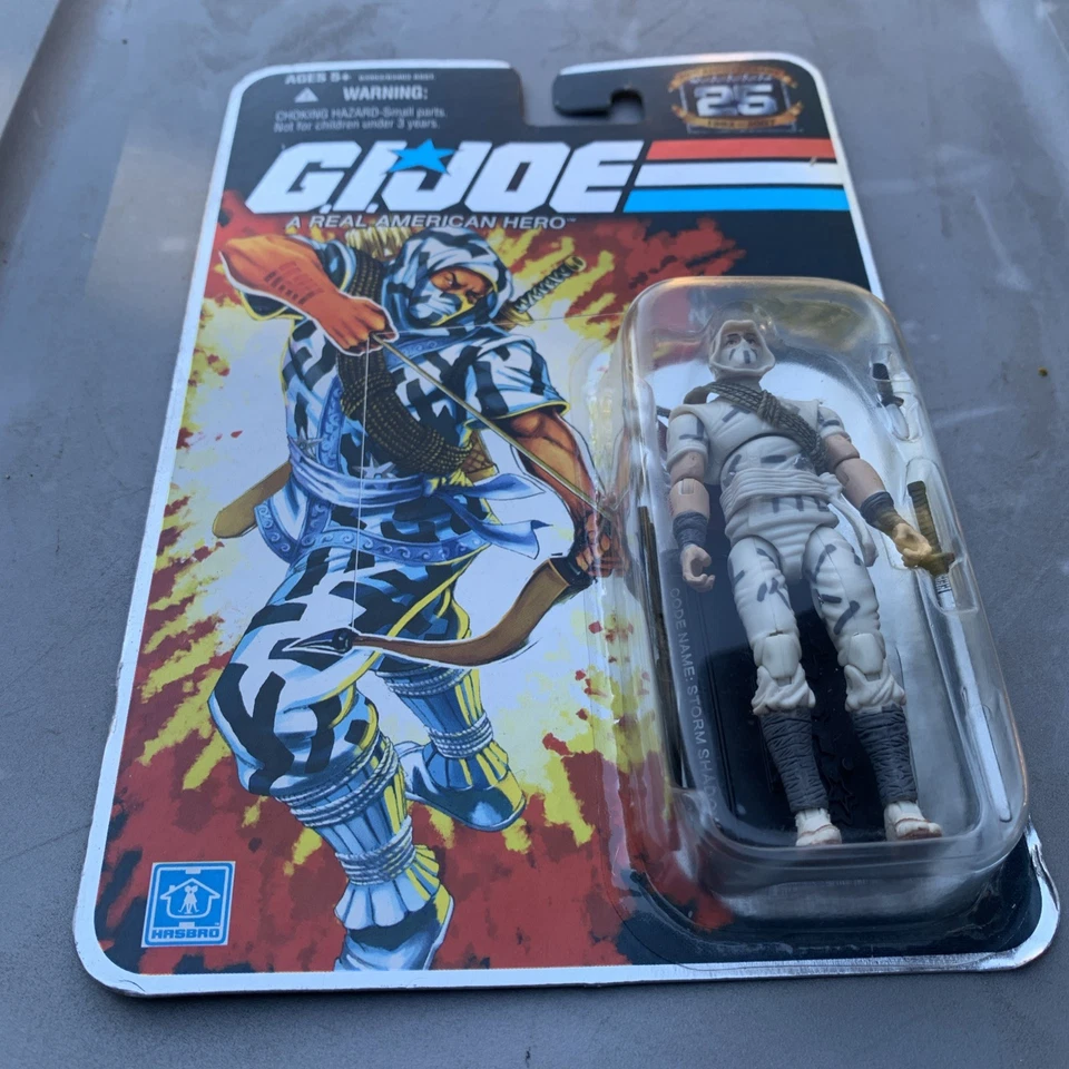 Gi Joe 25th Cobra Ninja Storm Shadow 2007 Hasbro Nuevo En Caja ¡Envío Gratis! Foto 2 de 4