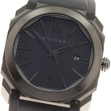 Orologio Uomo Automatico BVLGARI Okto Ultra Nero BG041S Data Quadrante Nero_945124