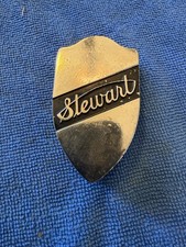 Stewart Warner Bumper Ornament Emblem Medallion Flathead 1932 Ford 1934 Hotrod Stewart Warner Bumper Ornament Emblem Medallion Flathead 1932 Ford 1934 Hotrod