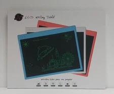 *NEW* 16" LCD Writing Tablet (Blue) -  with Writing Stylus and USB Charge Port