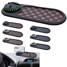 Multifunctional Car Anti-Slip Mat Rotatable Car Dashboard Pad Phone Holder CW