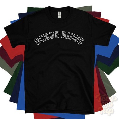 SCRUB RIDGE T-SHIRT RETRO VARSITY STYLE ohio adams