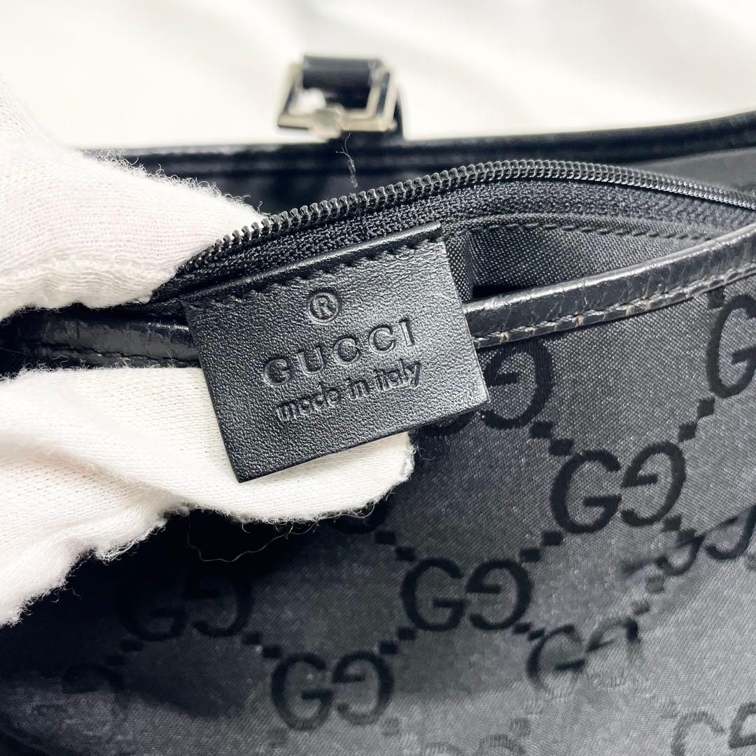 Authentic Gucci One Shoulder GG Pattern Jackie Ca… - image 13