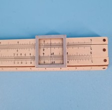 Rechenstab Rechenschieber A W Faber Castell Vintage Holz 12 cm Antik