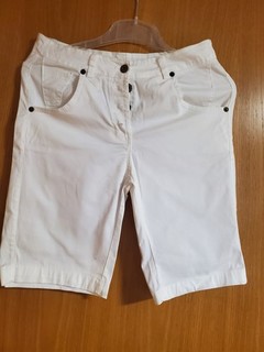 SHORTS donna bianco taglia S ottime condizioni