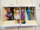 Vintage Barbies Lot Tons Of Precious Rare Dolls With White Collectors Box