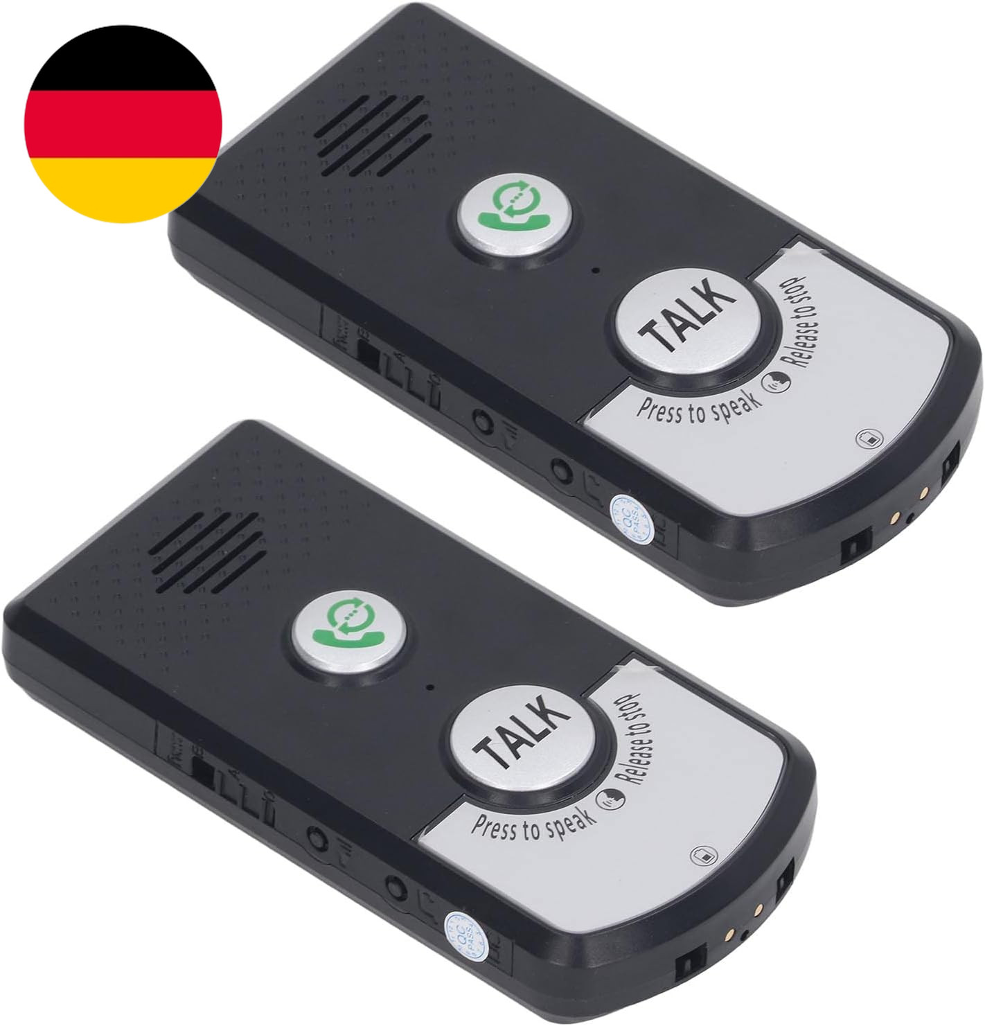 Drahtlose Sprach Gegensprechanlage Tragbare 2 Wege Sprechanlage Türklingel-Gegen