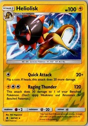 Heliolisk 44/145 Guardians Rising Reverse Holo Rare