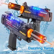 New Electric Water Gun Ultimate Battle Blaster with Realistic Gun Muzzle Flame