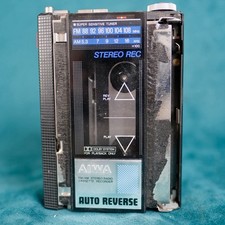 Rare Aiwa HS-J07 Walkman Personal Cassette Recorder / Player Collectable As Is