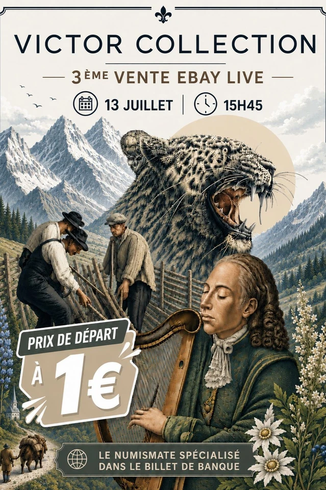 III ème Vente Ebay Live Victor Collection (World Banknotes)