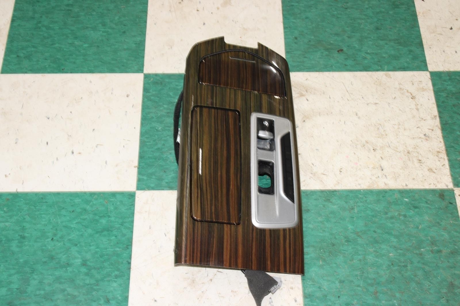 14-17 GHIBLI Woodgrain Center Console Shifter Surround Trim Panel Factory OEM OE