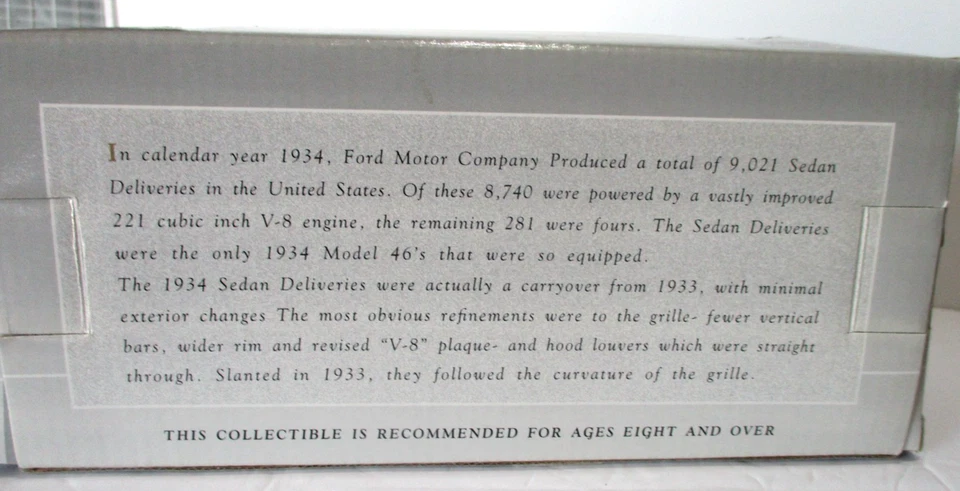 SpecCast Sturgis 1932 Ford Delivery Die Cast Metal Bank, new in box - Image 4 of 4