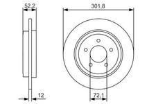 Disque de frein Ford MAVERICK