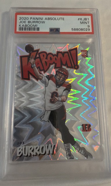 Joe Burrow 2020 Panini Absolute Kaboom!