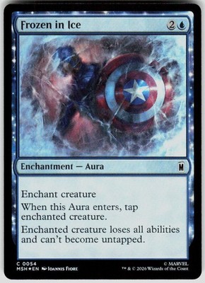 Frozen in Ice Foil 54 Marvel Super Heroes Magic the Gathering