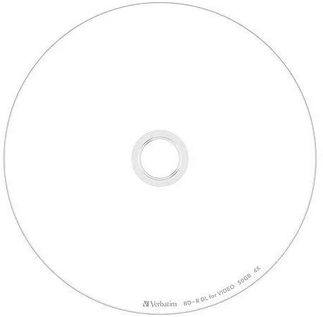 MITSUBISHI Verbatim Blank Blu ray Disc BD-R DL 50GB 50 Discs VBR260YP50V1 JP