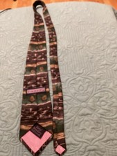 JIMMY V (VALVANO) 100% SILK NECK TIE, MADE IN USA; FREE POSTAGE!!