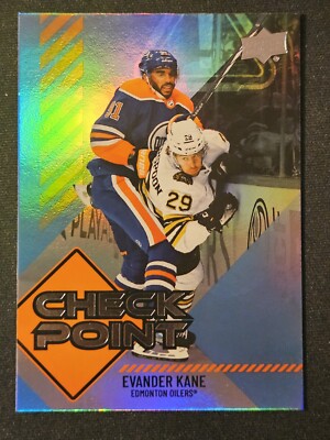 24-25 Upper Deck Evander Kane Check Point     Edmonton Oilers 