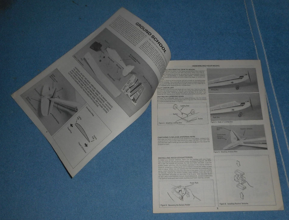Cox Radio Control RC Cub Trainer Pilot's Manual Assembly Flight Instructions - Image 3 of 4