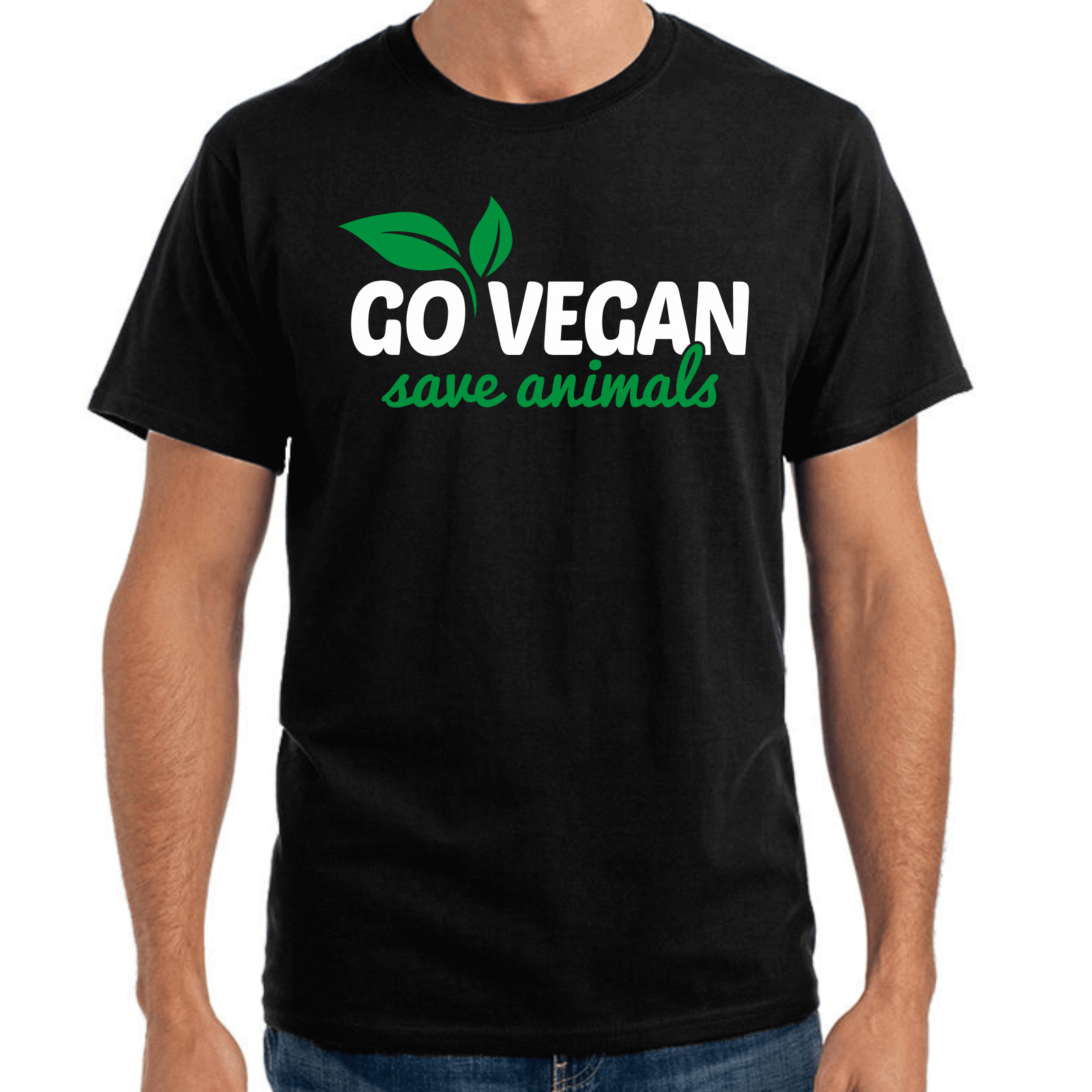 Go Vegan Save Animals Vegetarian Vegan Vegetarismus Patter Gift T-Shirt | eBay Go Vegan Save Animals Vegetarian Vegan Vegetarismus Patter Gift T-Shirt | eBay