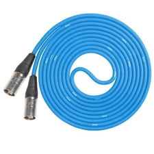 LyxPro CAT6 Shielded Ethercon RJ45 Xlr Cable - Male to Male, 300 feet, Blue