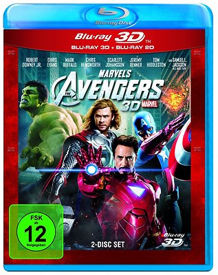 THE AVENGERS (Blu-ray 3D + Blu-ray Disc) NEU+OVP