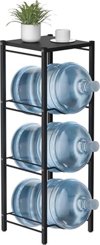  5 Gallon Water Jug Rack, 4 Tier Detachable Water Bottle Holder Metal 4-Tier 