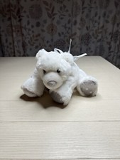 Aurora White Polar Bear Soft Plush Animal Silver Stars Feet 9  