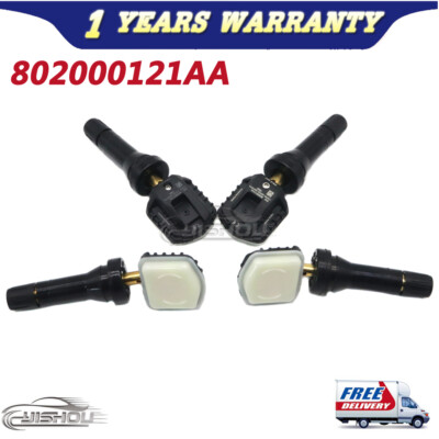 Set 4x TPMS Tire Pressure Sensor 802000121AA For Tiggo 8 PRO Tiggo 7 PRO Tiggo 8