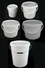 Airtight Food Grade Tamper Lid Plastic Buckets 1 5 10 16 27.5 Litre