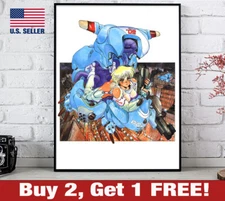 Intron Depot Masamune Shirow Girl Mech 18" x 24" Anime Poster Print Man Cave