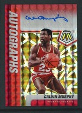 2020-21 CALVIN MURPHY AUTO PANINI MOSAIC GOLD RED AUTOGRAPHS