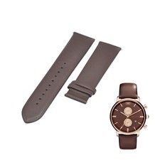 AR0387 22mm Brown Leather Strap For Emporio Armani