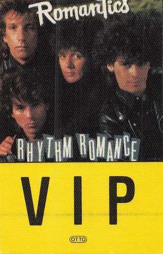 Romantics Backstage Pass Yellow Cloth VIP Pass Variant | eBay
