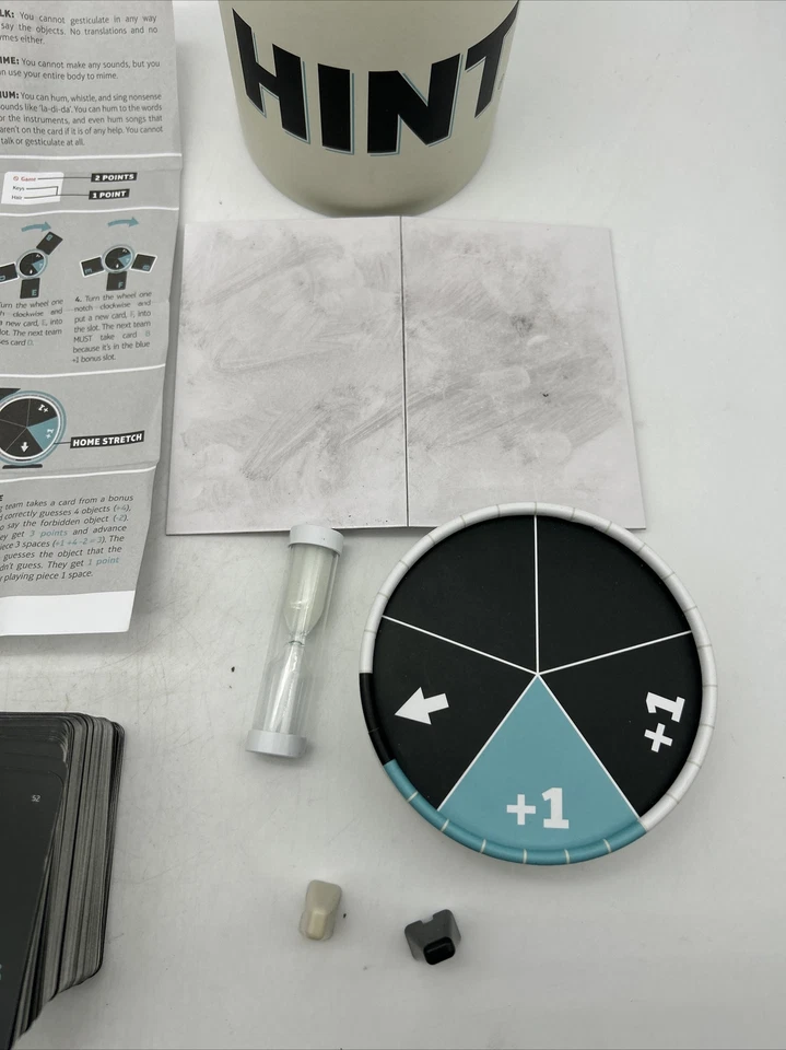 Настольная игра Hint GO от Asmodee ASMHINT02 — бывшая в употреблении — отсутствует только ручка для сухого стирания - Изображение 3 из 4