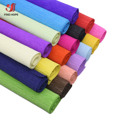 9.8''x8ft Crepe Paper Roll Handmade Flowers Wedding Birthday Party Decoration DIY