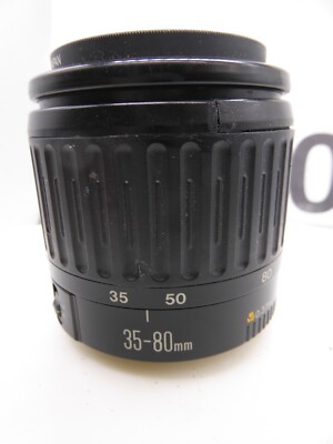 Canon EF 35-80mm f4-5.6 Zoomobjektiv - Frontkappe auch. optik klar komplett getestet ok
