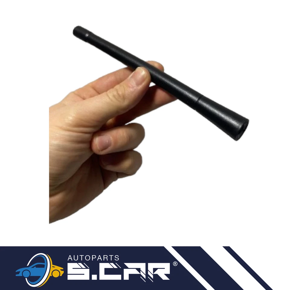 Stelo Ricambio Antenna Da Tetto Per Auto Universale 18 cm Tuning AF Fm Nero - Immagine 4 di 4