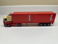 Tekno 1:50 Scania 142H w/ Frame Flatbed & Shipping Containers - TFL