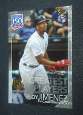 Eloy Jimenez 2019 TOPPS 150 YEARS GOLD SHIELD GREATEST PLAYERS RC Card #150-13