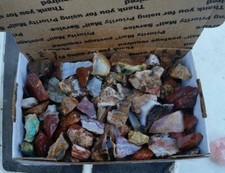 3 POUNDS of TUMBLING ROUGH Includes: rocks for tumbling Mixed Agate's, Jasper's
