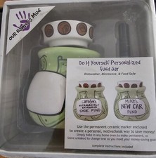 Our Name is Mud Ceramic Do It Yourself Personalized Fund Jar