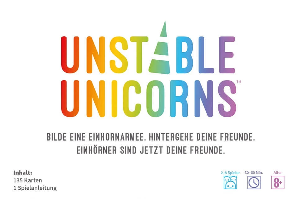 Unstable Unicorns (Deutsch) Kartenspiel Unstable Game - Bild 4 von 4