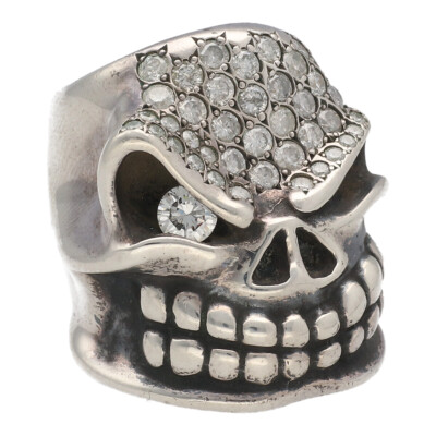 STARLINGEAR Puncher Slickster Ring Pave Diamond Skull/US7 STARLINGEAR Puncher Slickster Ring Pave Diamond Skull/US7