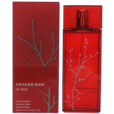 Armand Basi Women's Eau De Parfum Spray Red Captivating and Natural, 3.4 oz