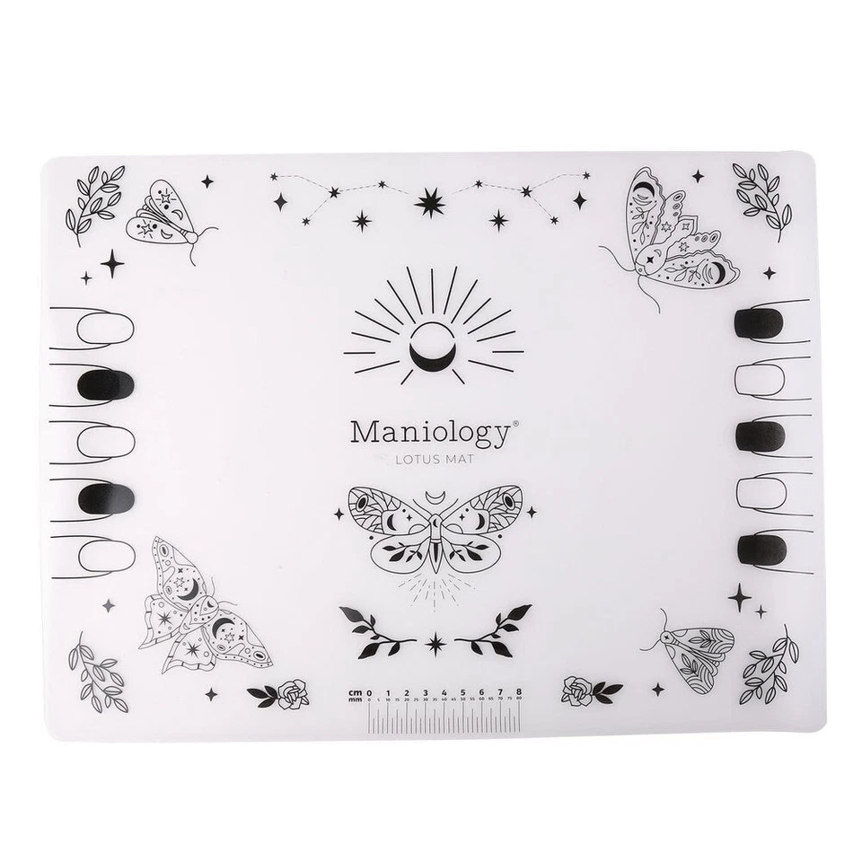 🪷🌺💅Maniology Lotus Mat #2 Enrollable Silicona Arte en Uñas Calcomanía Fabricante Estera de Manicura Foto 4 de 4