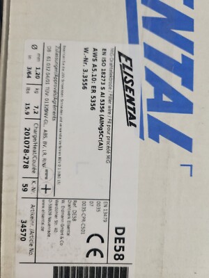 Aluminum 5356 Mig Welding Wire 3/64 ER5356 16lb Roll